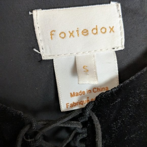 foxiedox Black Long Sleeve Dress Small - Picture 6 of 7